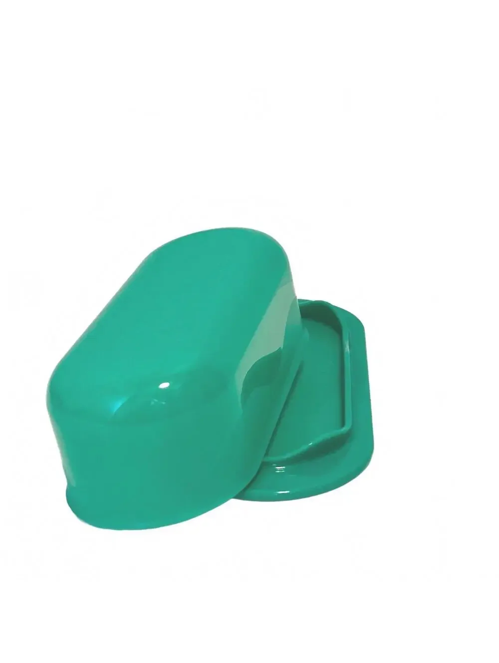 Tupperware Classic Butter Dish in Teal Green